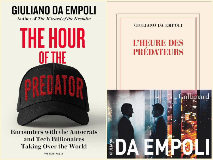 The French and English covers of ‘The Hour of the Predator’