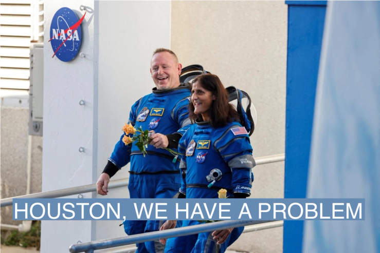 Starliner crew members Butch Wilmore and Suni Williams.