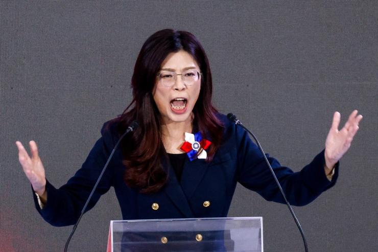 Cheng Li-wun, the new chairwoman of Taiwan’s largest opposition party.