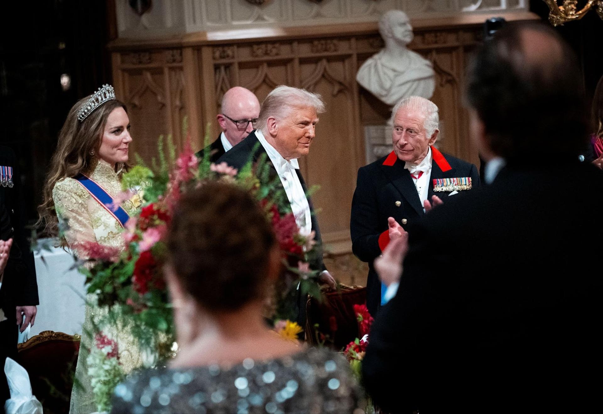 Donald Trump and King Charles