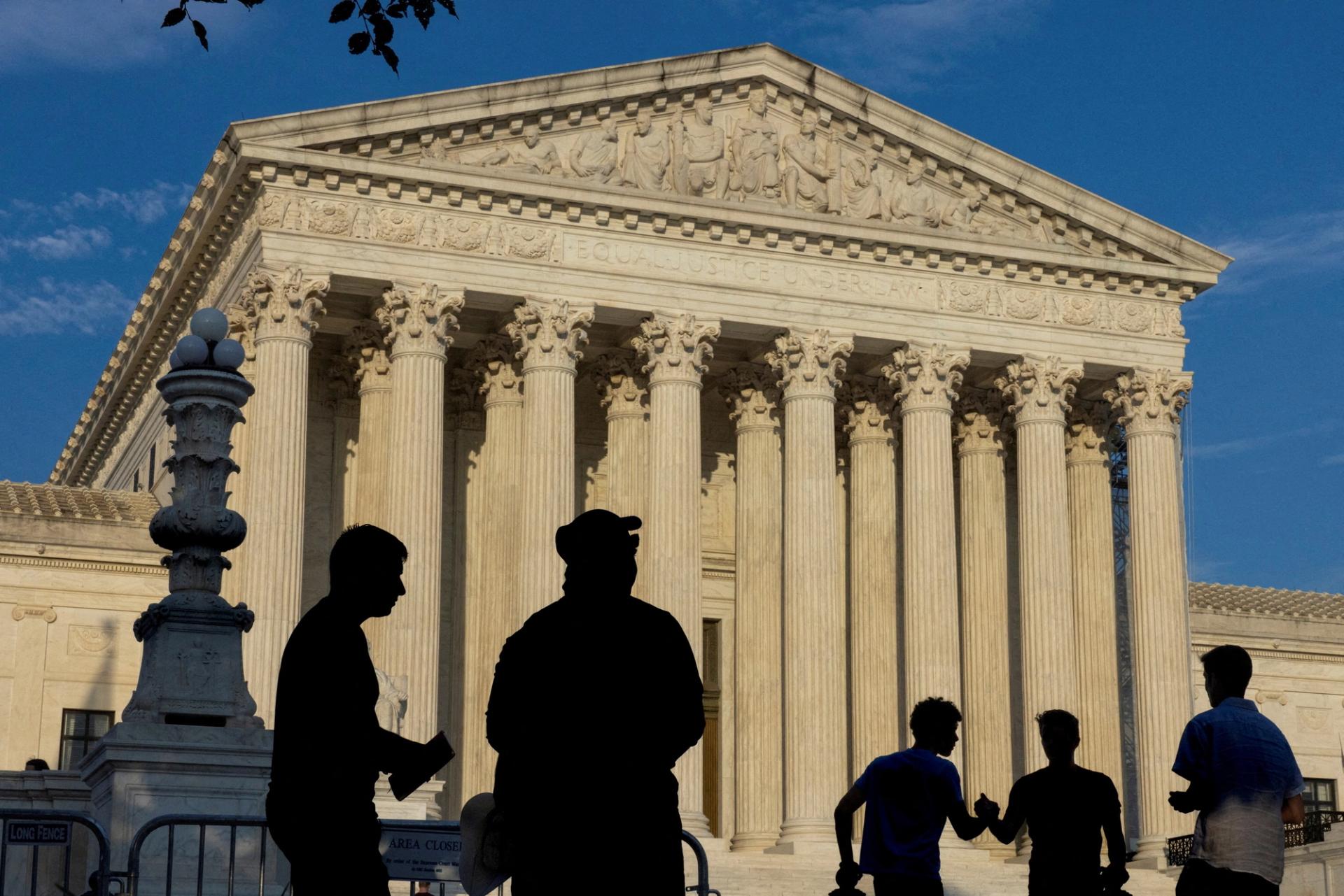 A view of the U.S. Supreme Court in Washington.