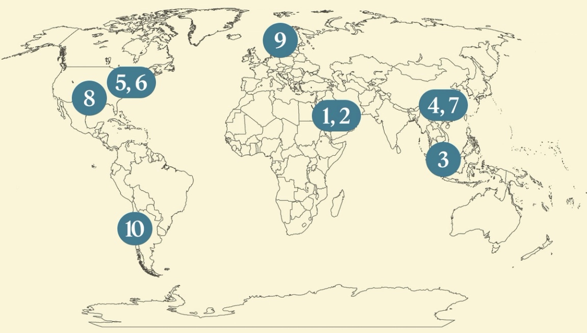 Semafor “World Today” map graphic.
