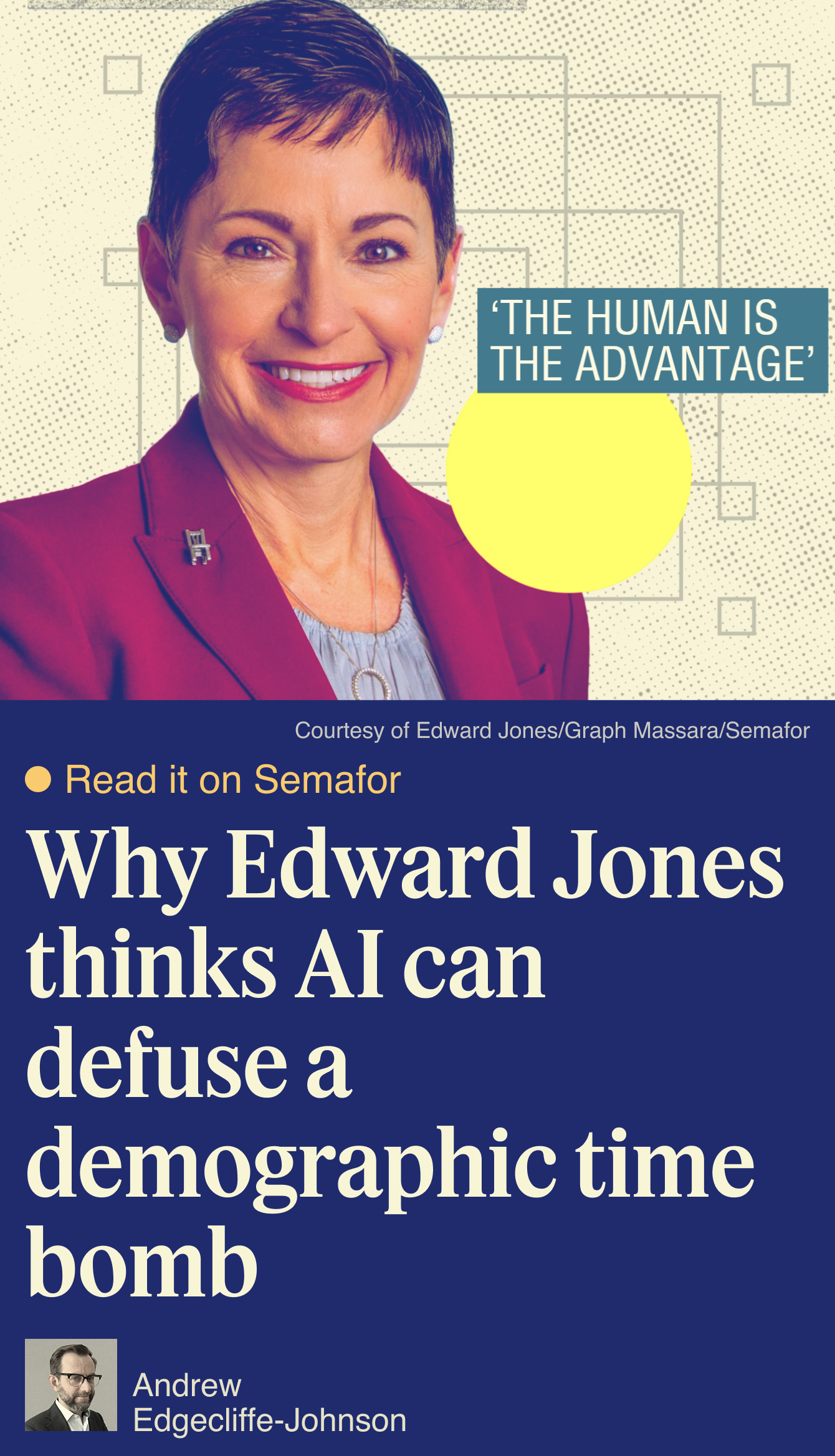 Why Edward Jones thinks AI can defuse a demographic time bomb