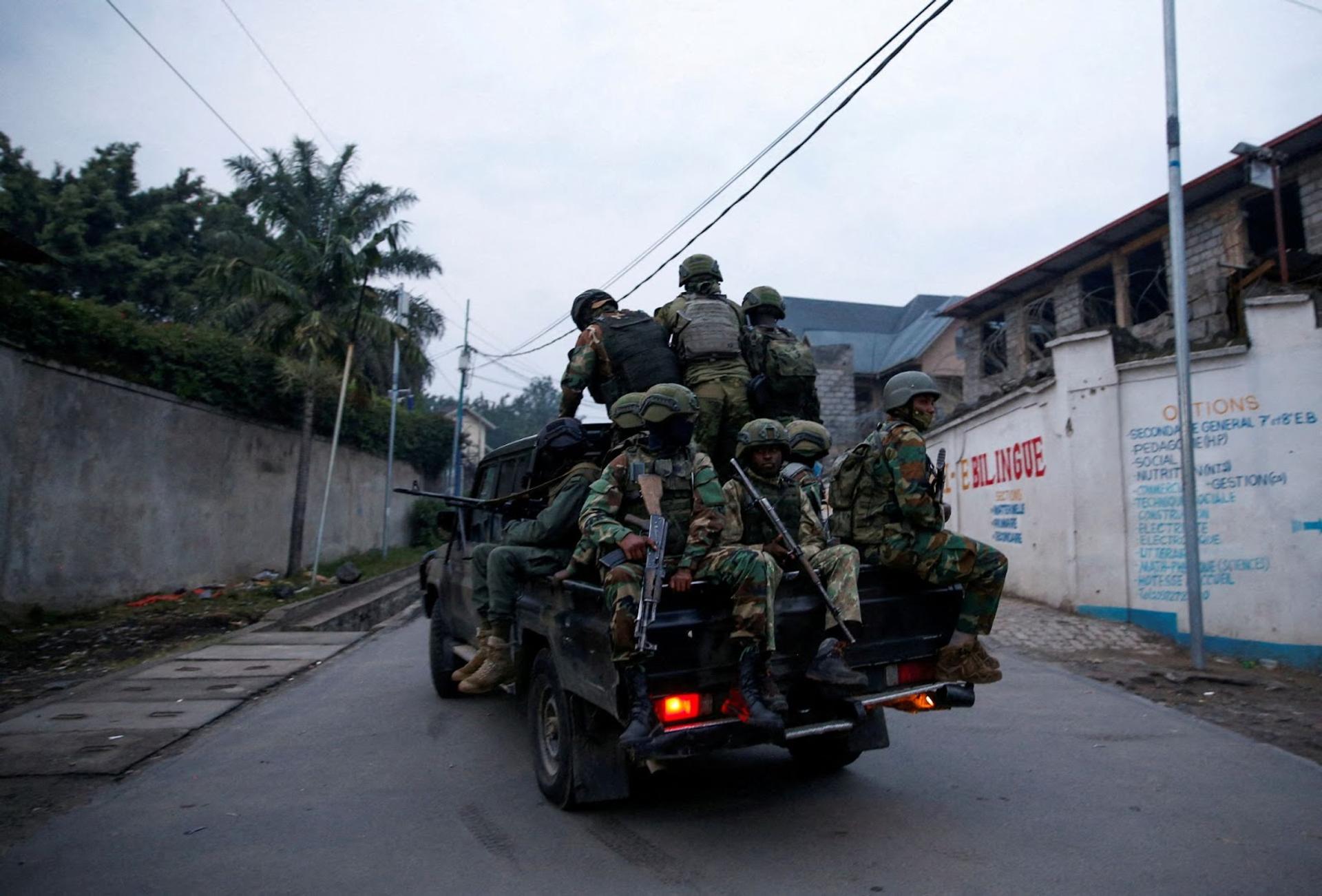 Rebels in Congo. 