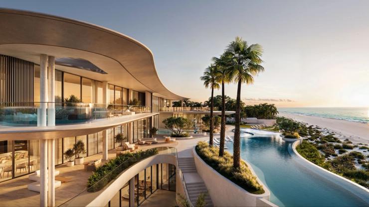 A rendering of Aldar’s 400m dirham mansion in Abu Dhabi.