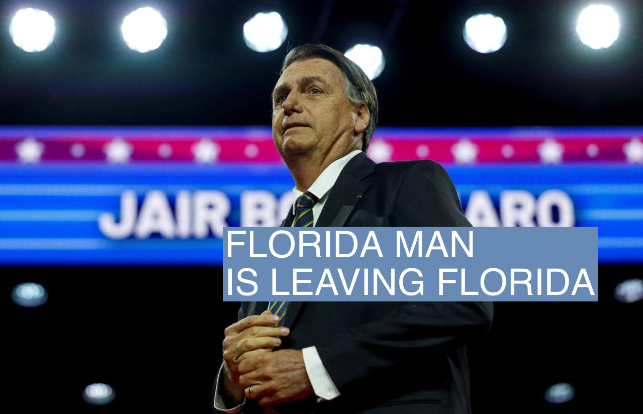 Jair Bolsonaro, former President of Brazil, arrives to speak at the Conservative Political Action Conference (CPAC).