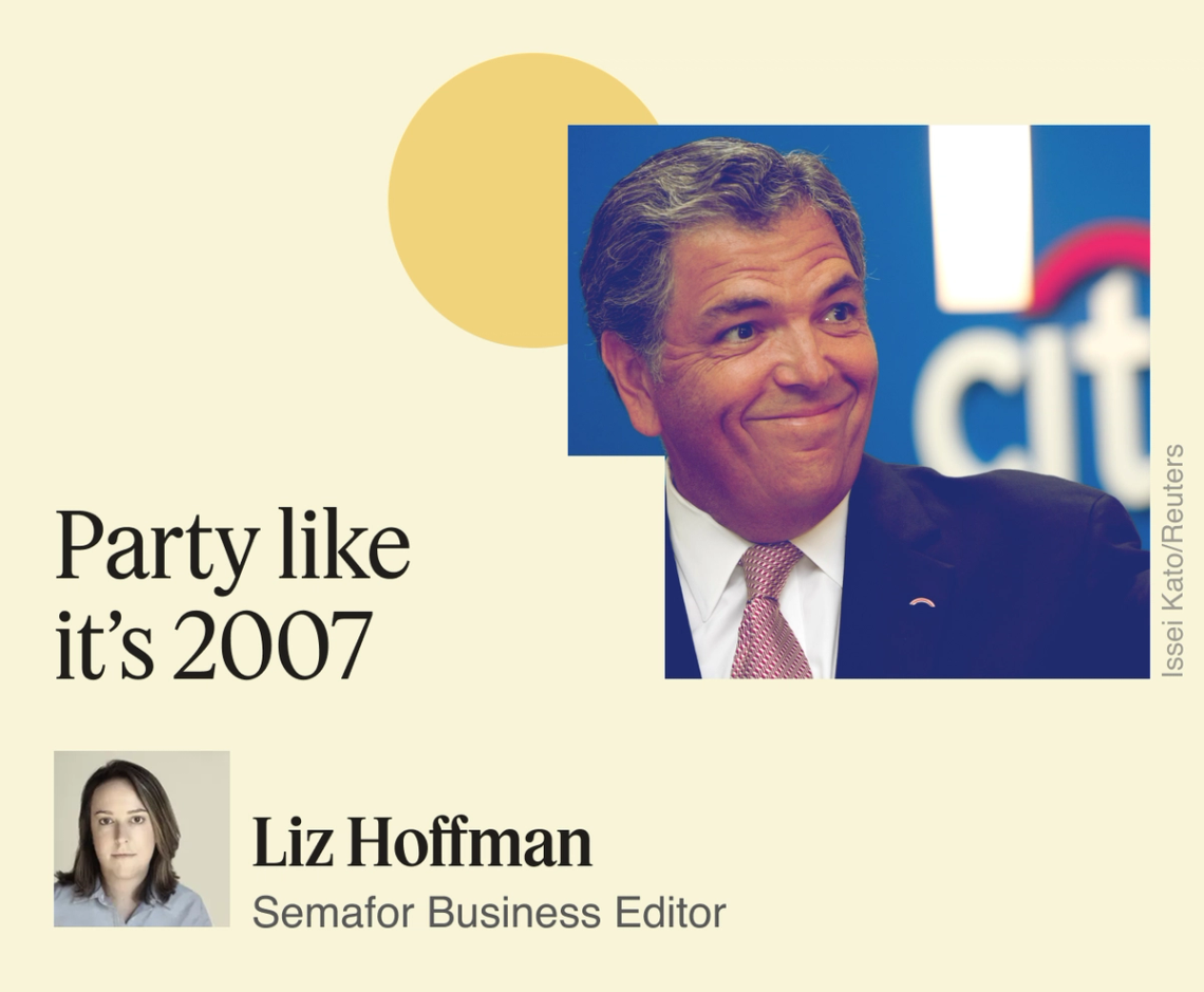 Party like it’s 2007.