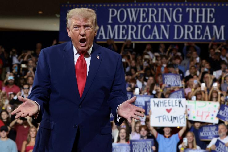 President Donald Trump in Georgia