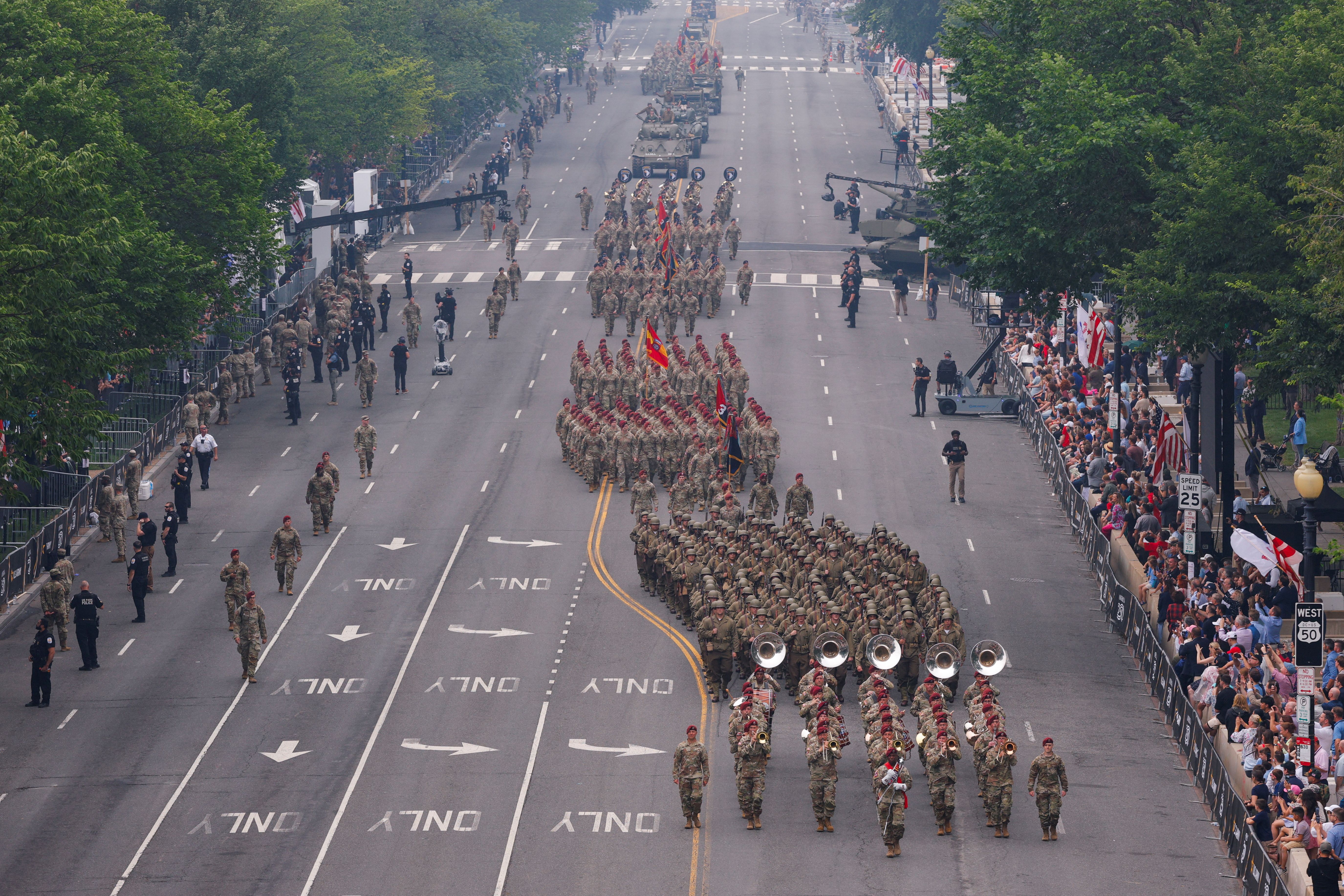 The DC military parade