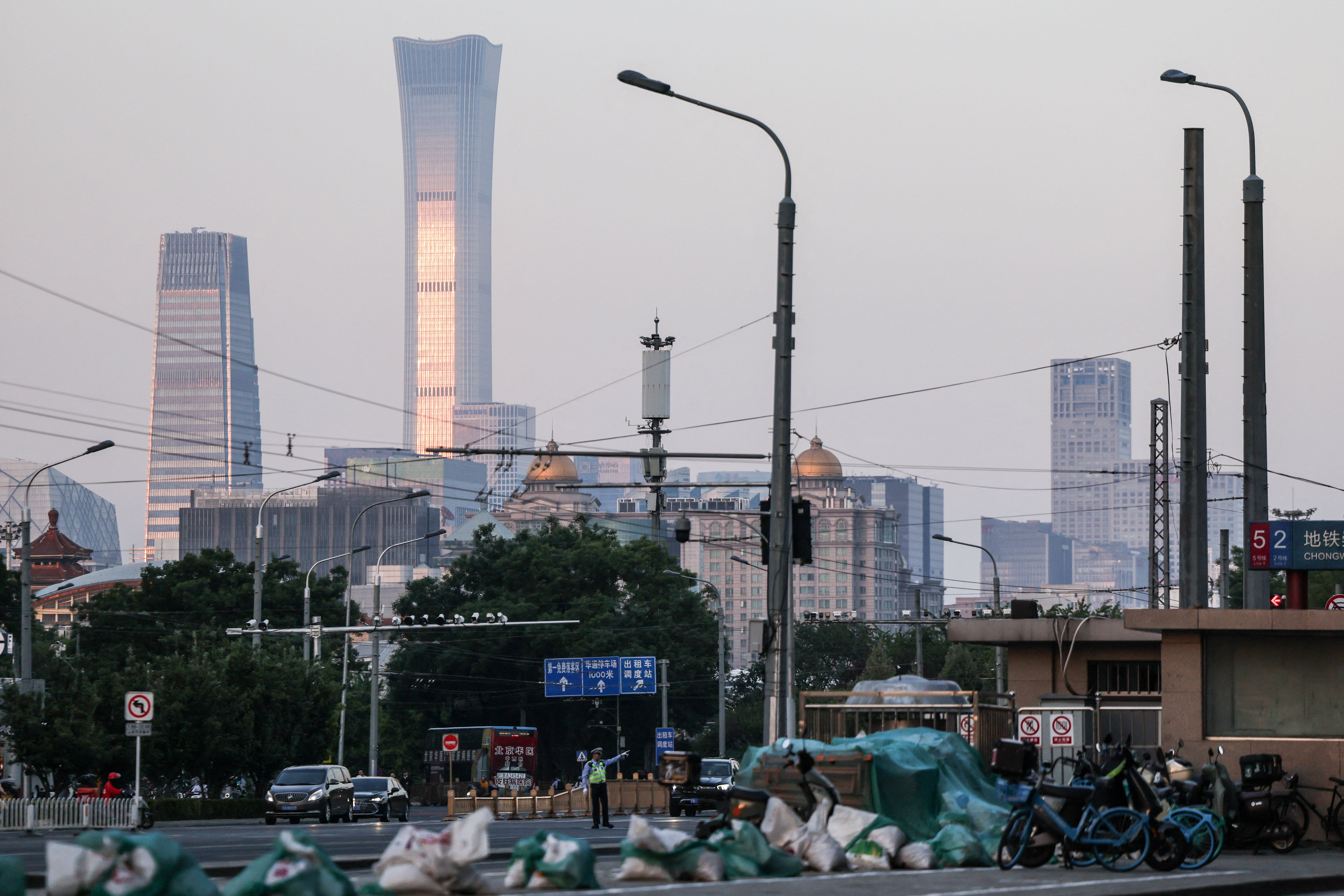 A view of Beijing.