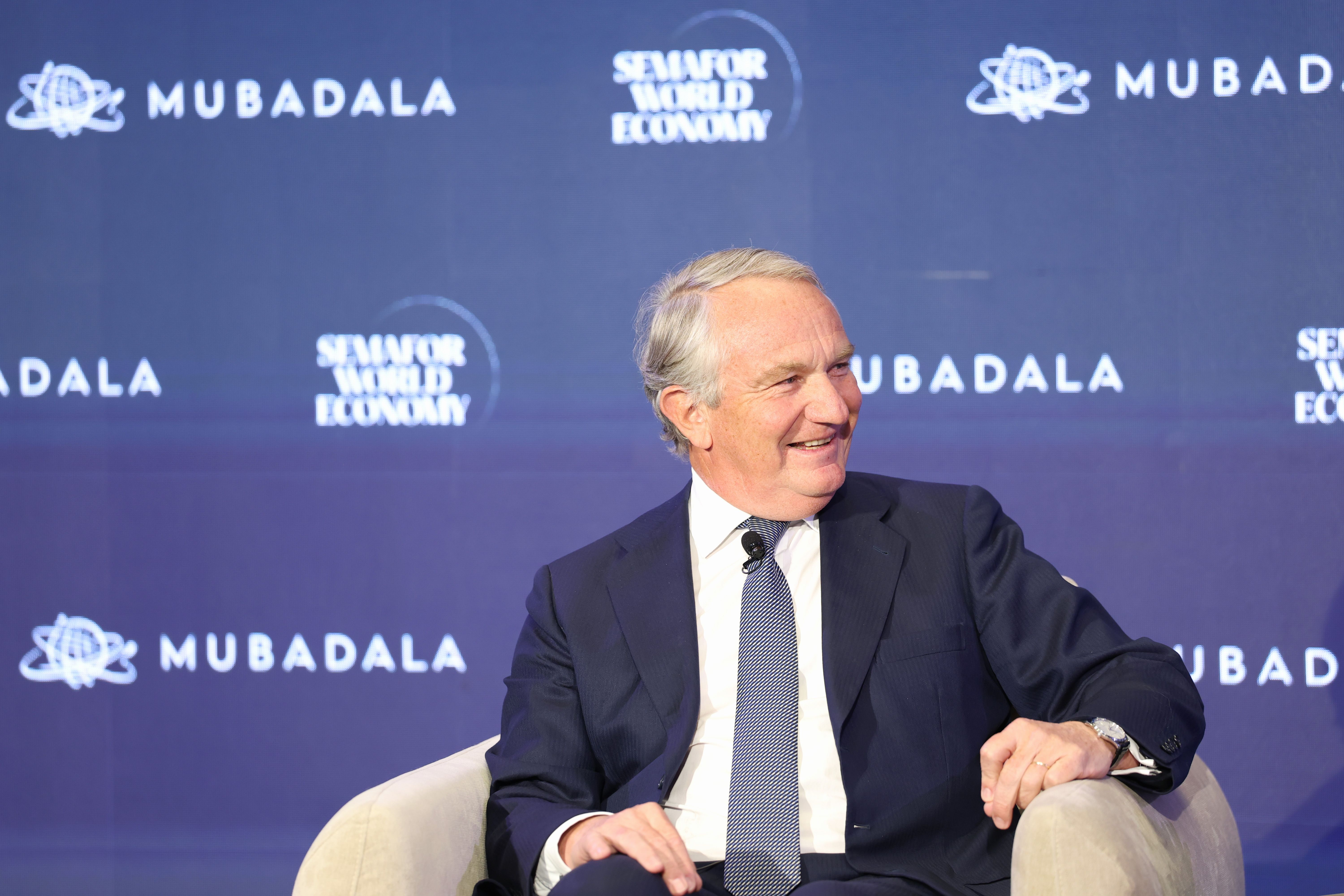 Alexander Wynaendts of Deutsche Bank speaks during Semafor World Economy 2026