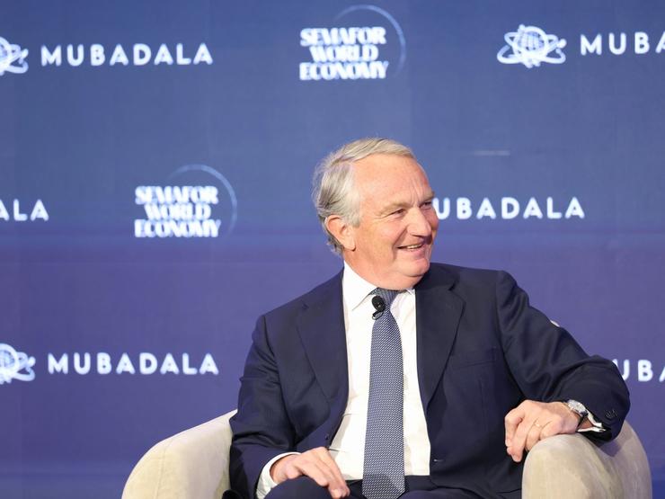 Alexander Wynaendts of Deutsche Bank speaks during Semafor World Economy 2026