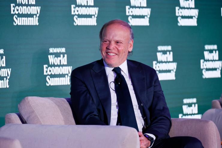 Mark Ein at the World Economy summit.