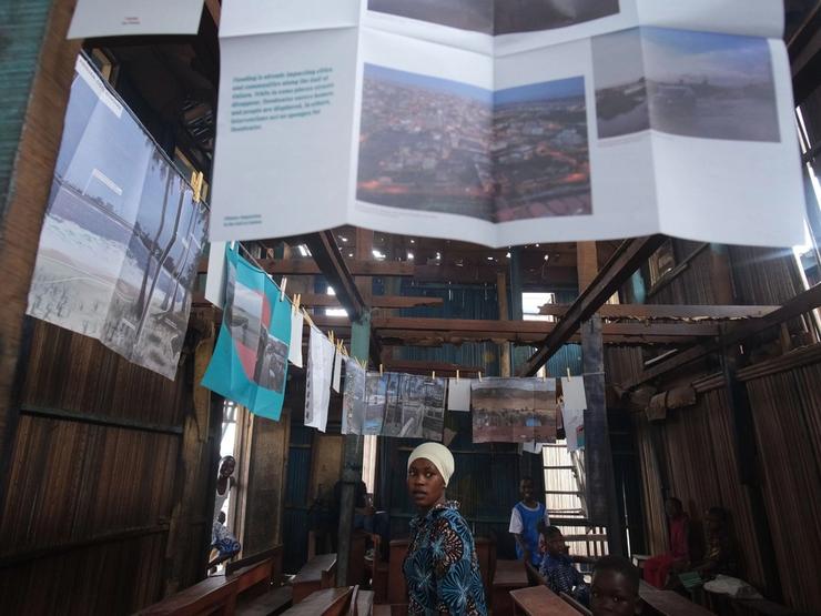 A temporary exhibition of the photographs in Lagos.