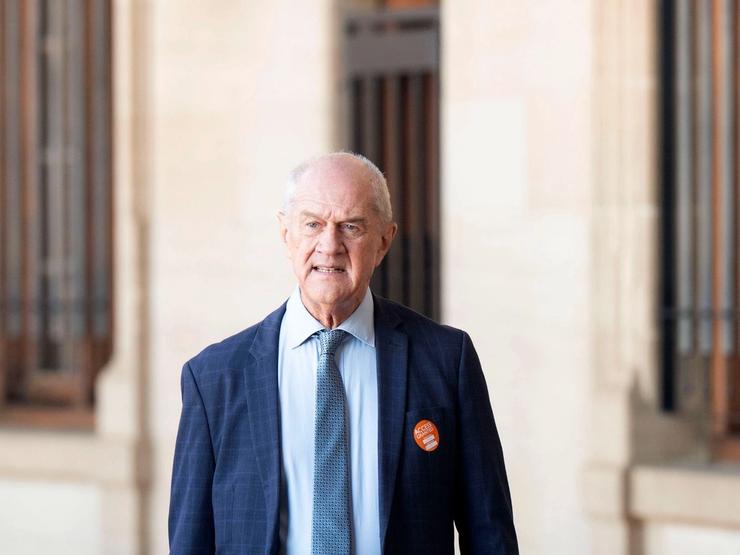 Roelf Meyer. Deaan Vivier/Beeld/Gallo Images via Getty Images.