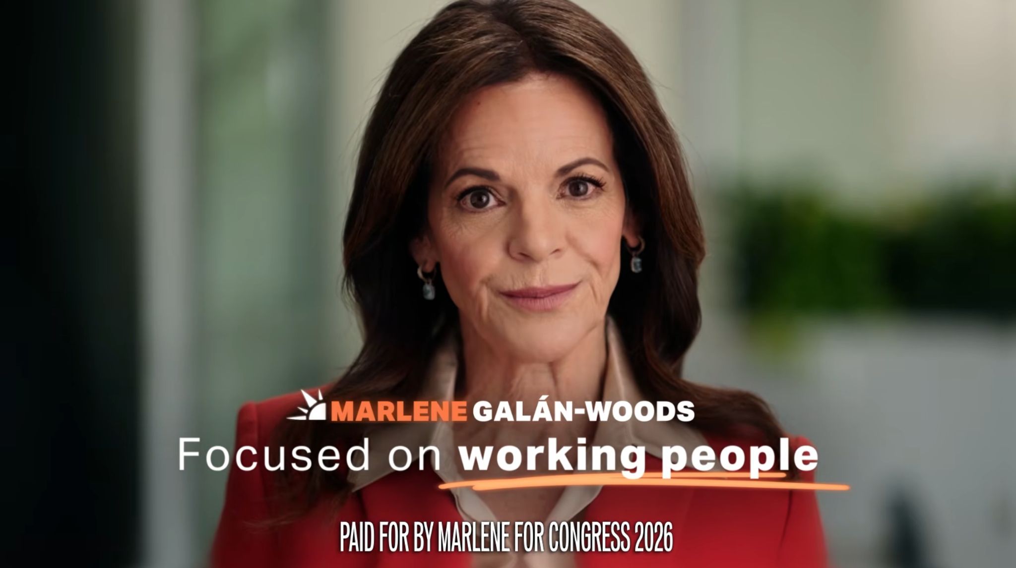 Ad for Marlene Galán-Woods