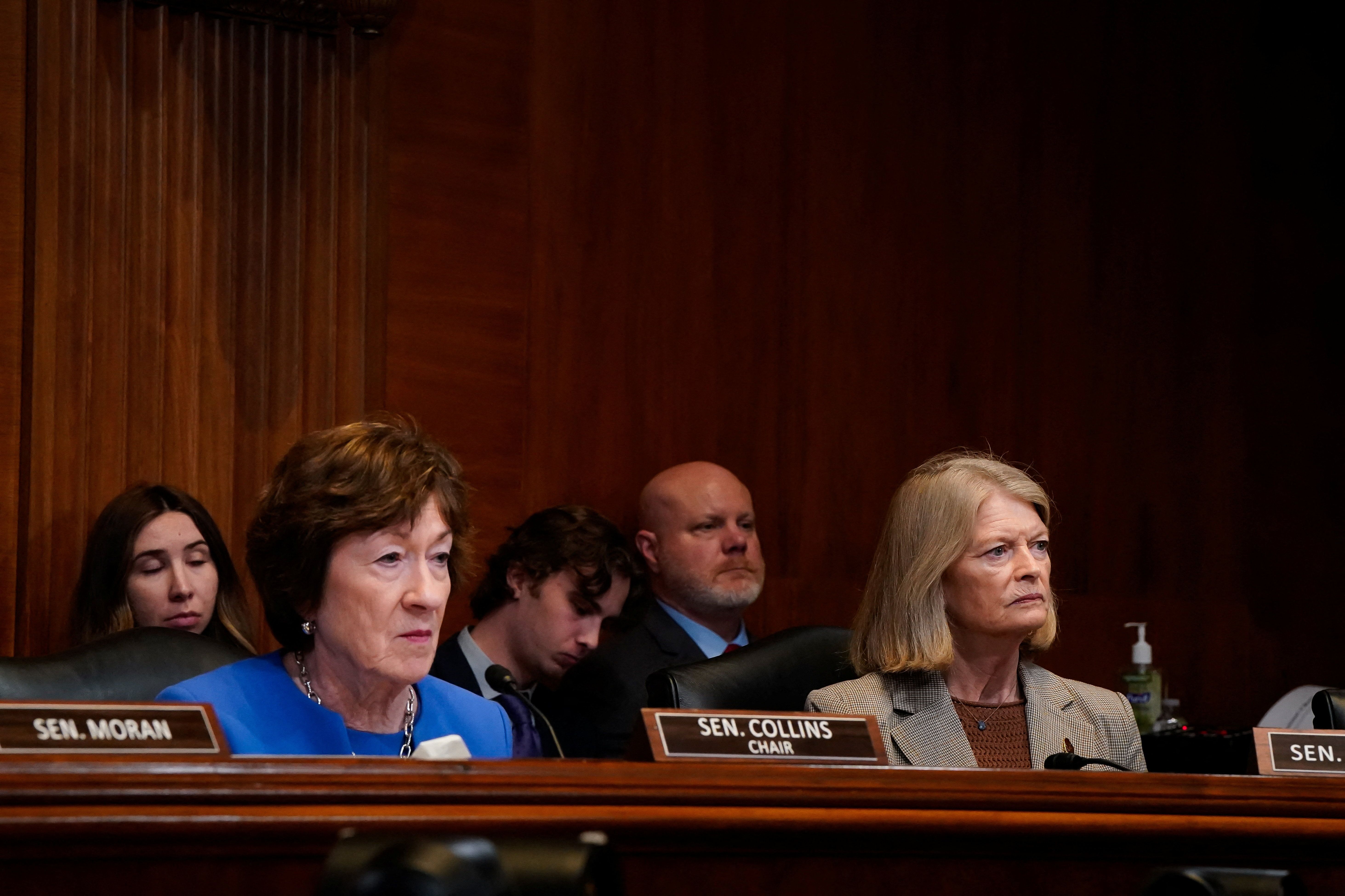 Senators Susan Collins and Lisa Murkowski