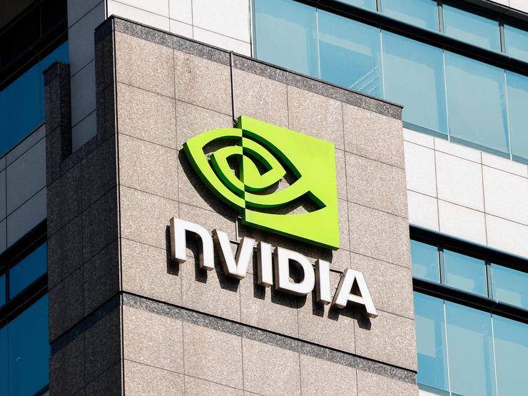 A Nvidia company logo