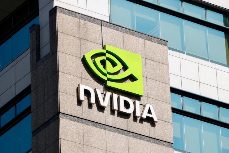 A Nvidia company logo
