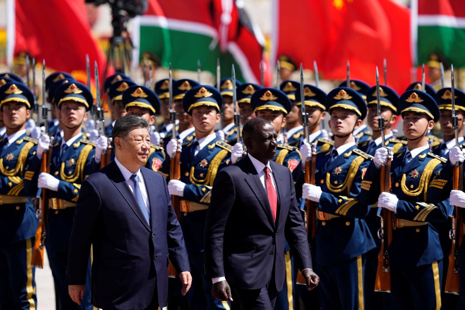 Xi Jinping and William Ruto