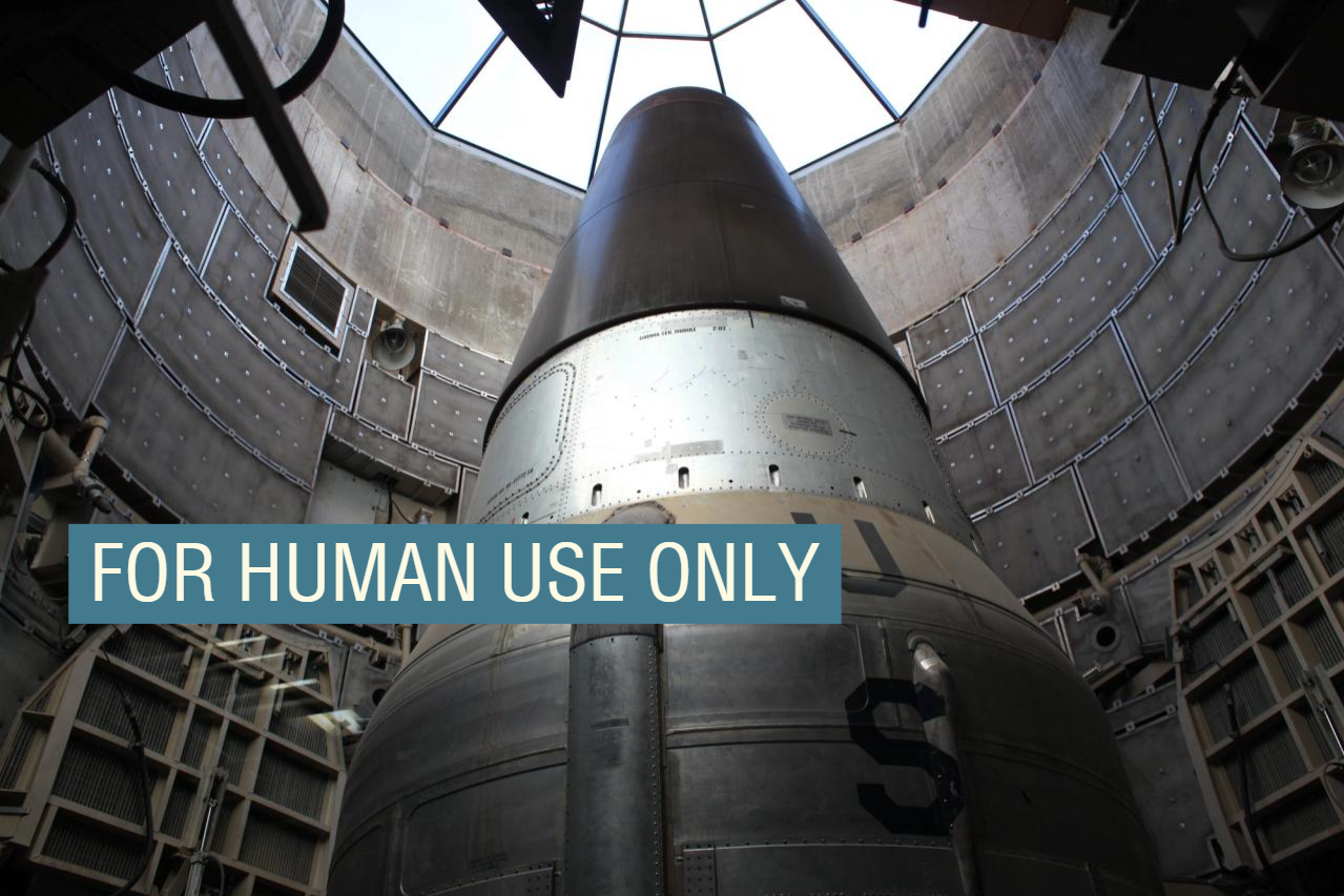 A decommissioned Titan missile in Arizona.