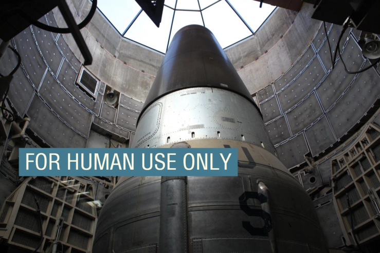 A decommissioned Titan missile in Arizona.