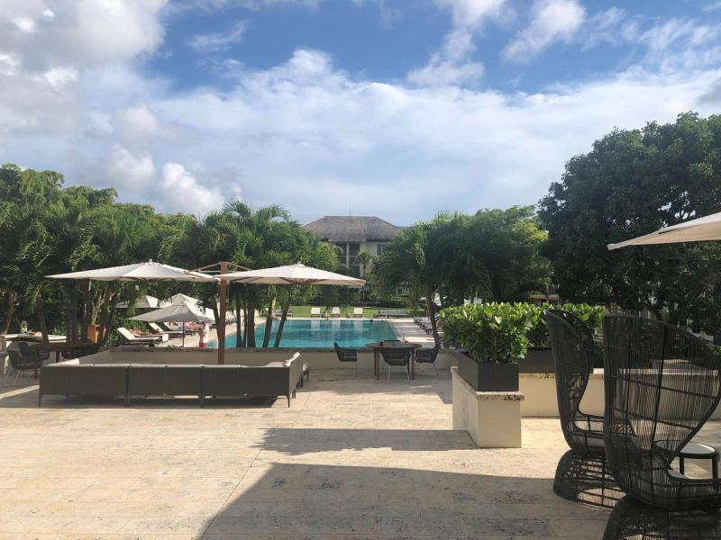 The pool at the Island House, a favorite of FTX staffers