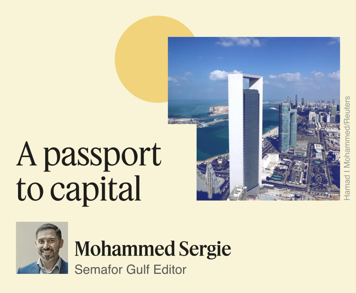 A passport to capital.