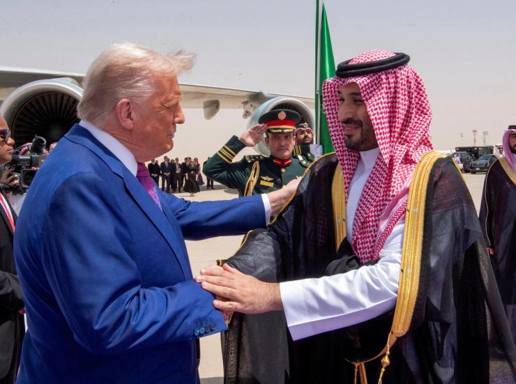 Trump and Saudi Crown Prince Mohammed Bin Salman.