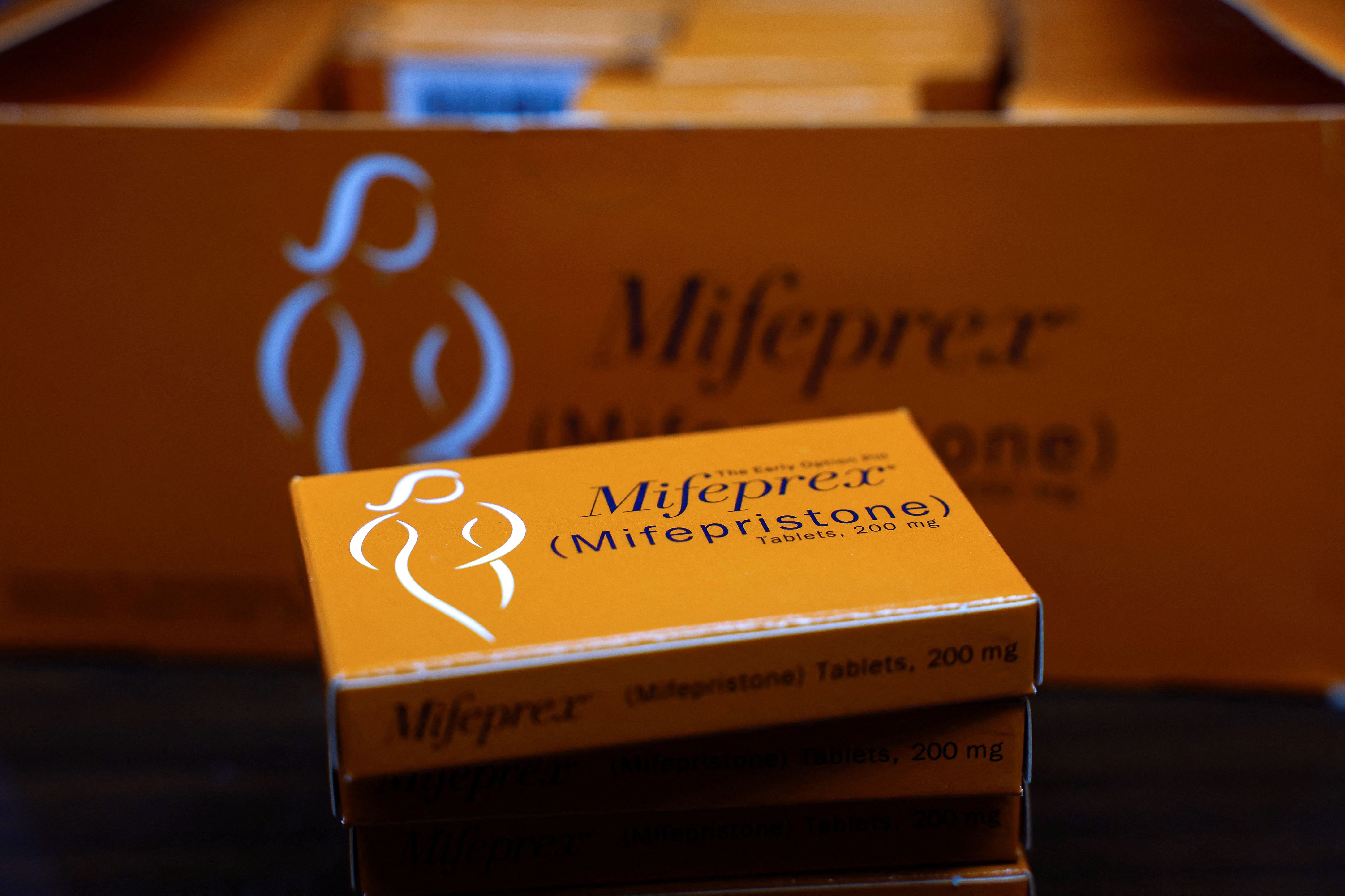 Boxes of Mifepristone