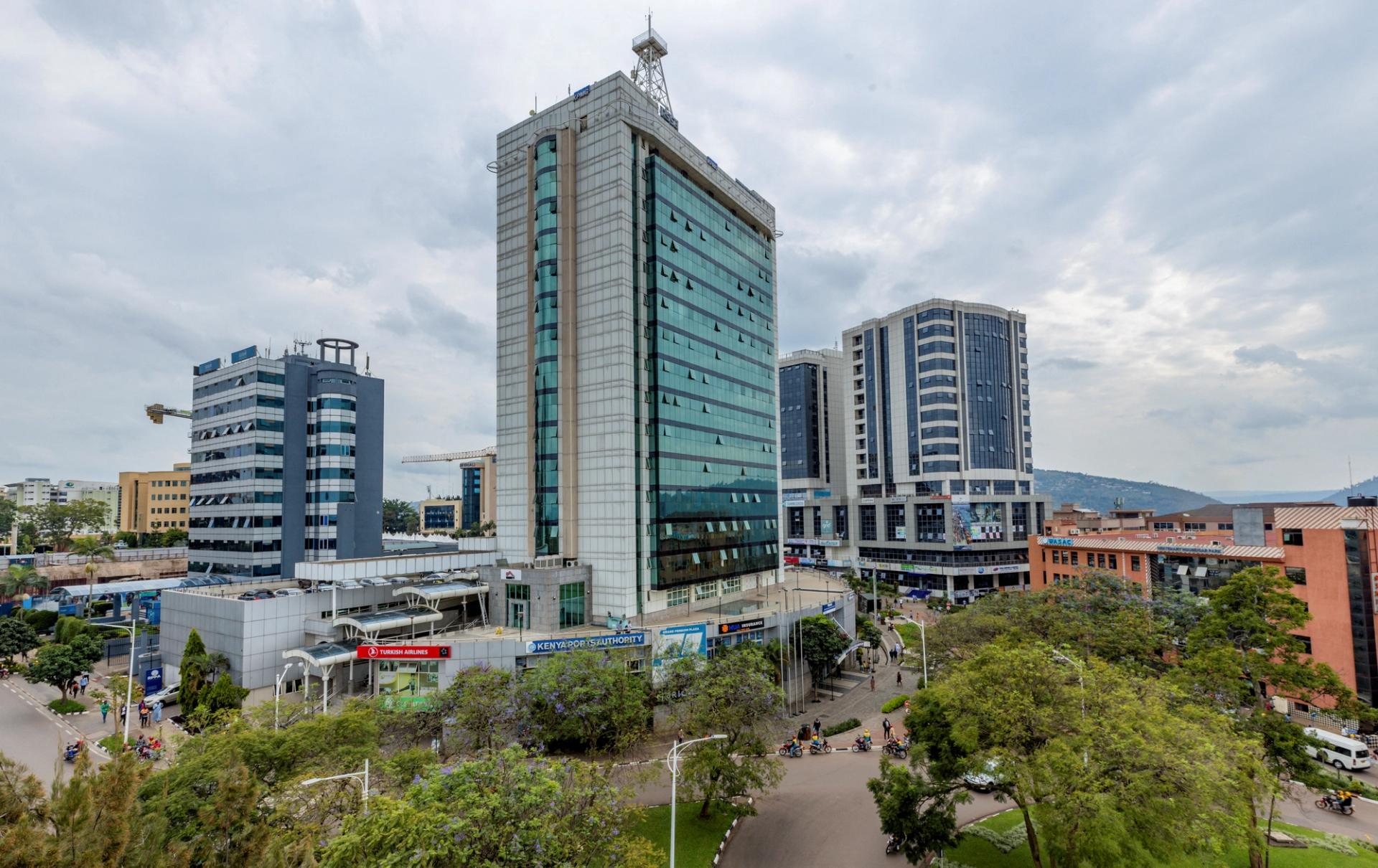 A general view shows a street in Kigali, Rwanda, April 26, 2024.