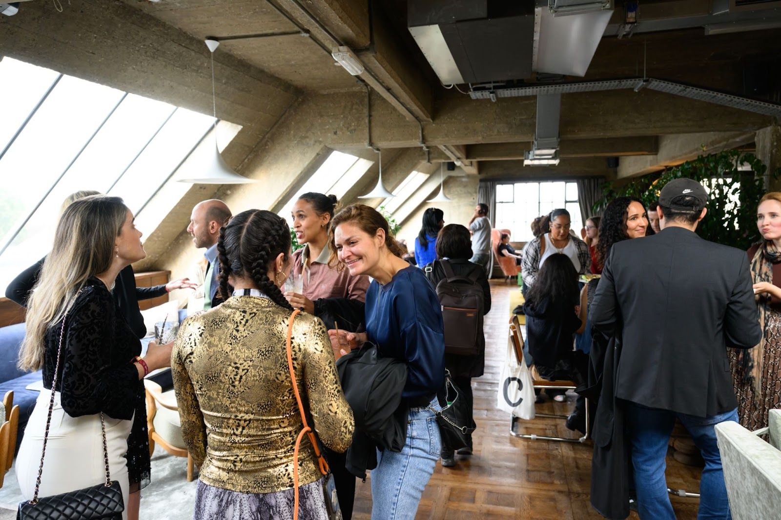 Guests mingle at a Soho House.