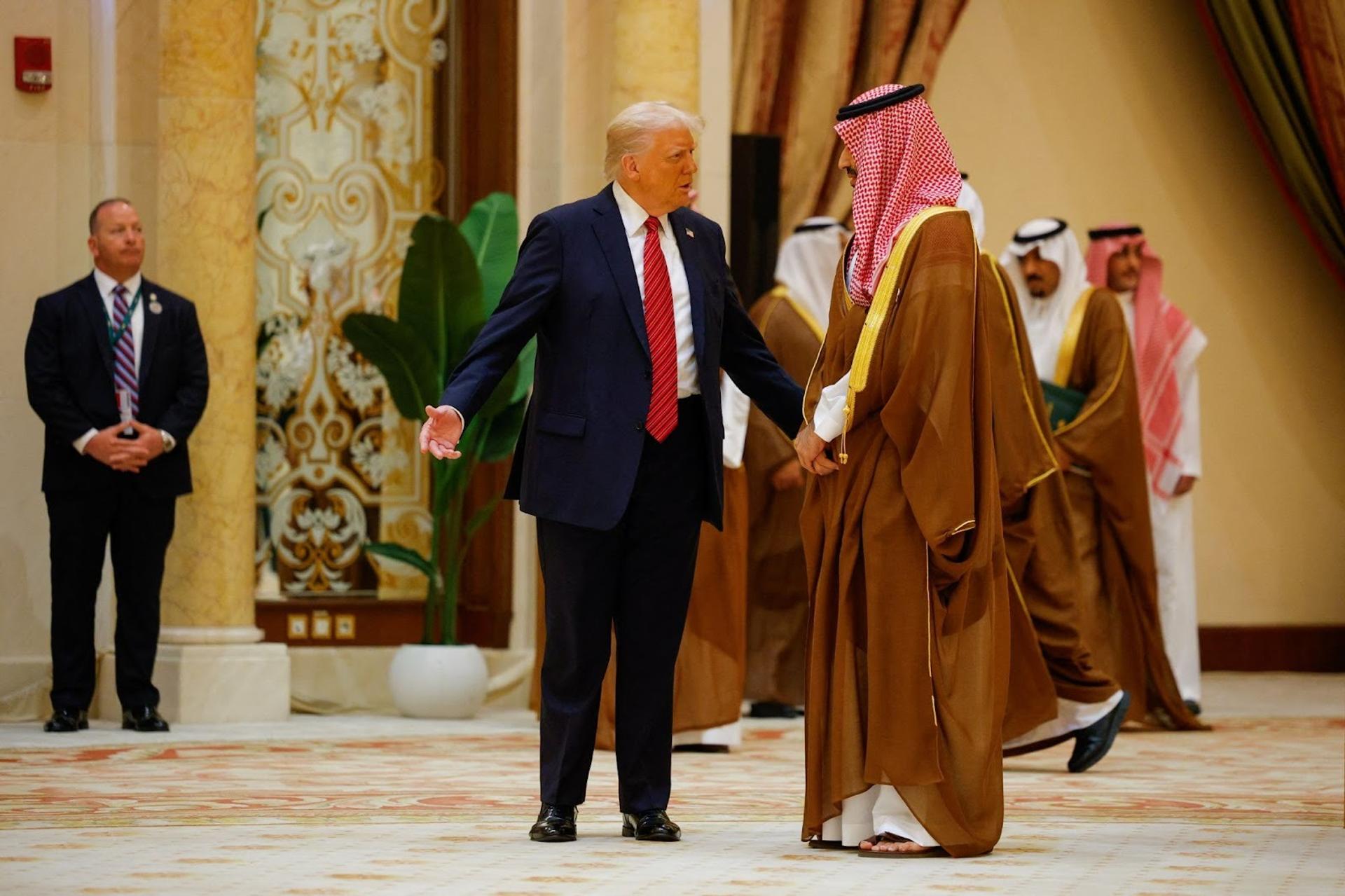 Trump and Mohammed bin Salman. 