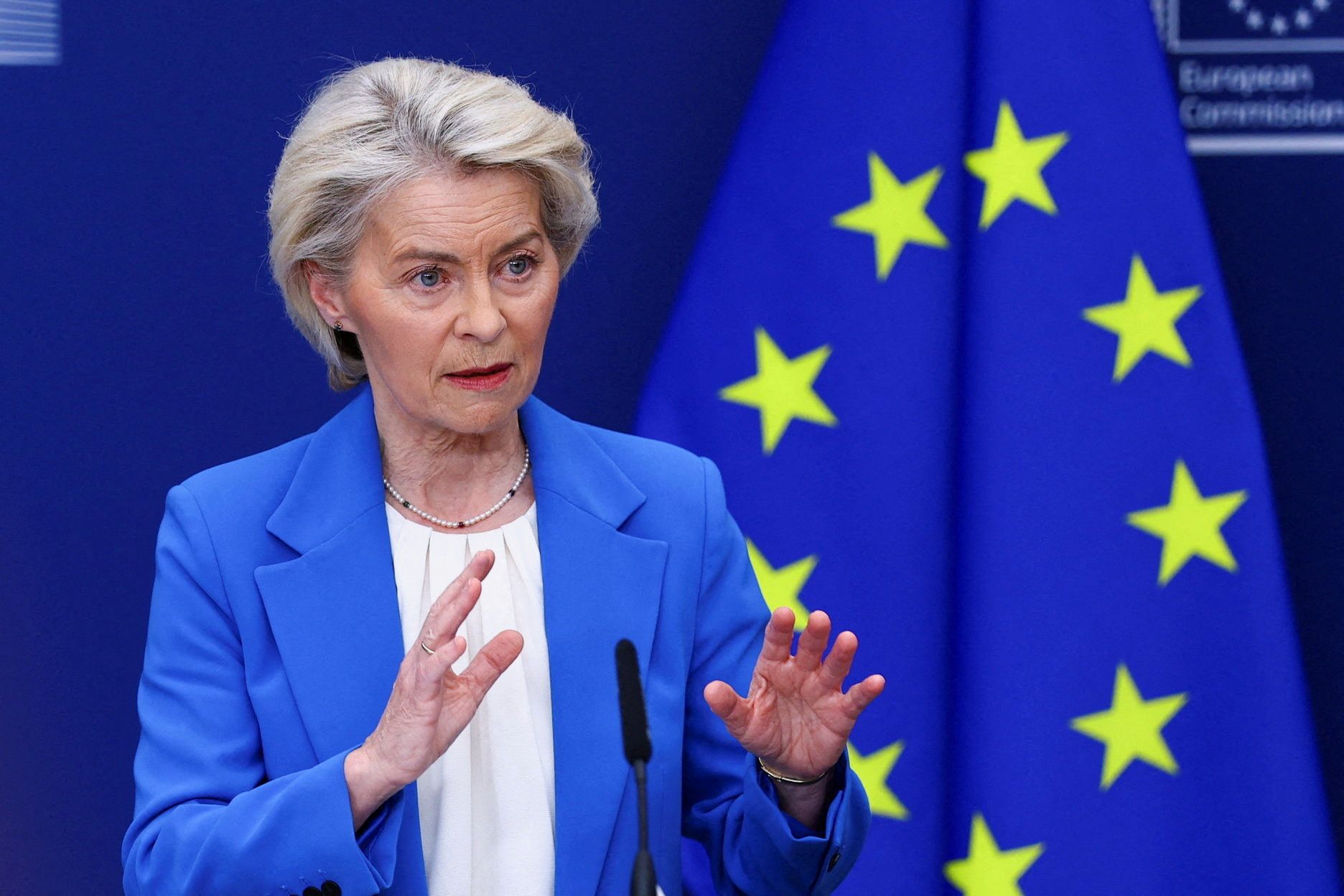 European Commission President Ursula von der Leyen.