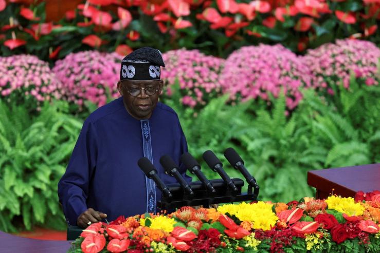 Nigerian President Bola Ahmed Tinubu.