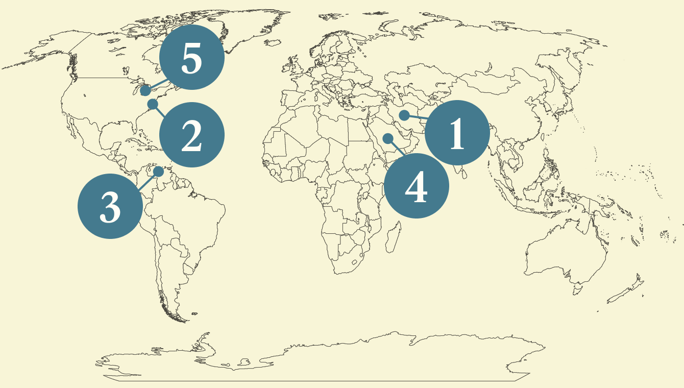Energy world map.