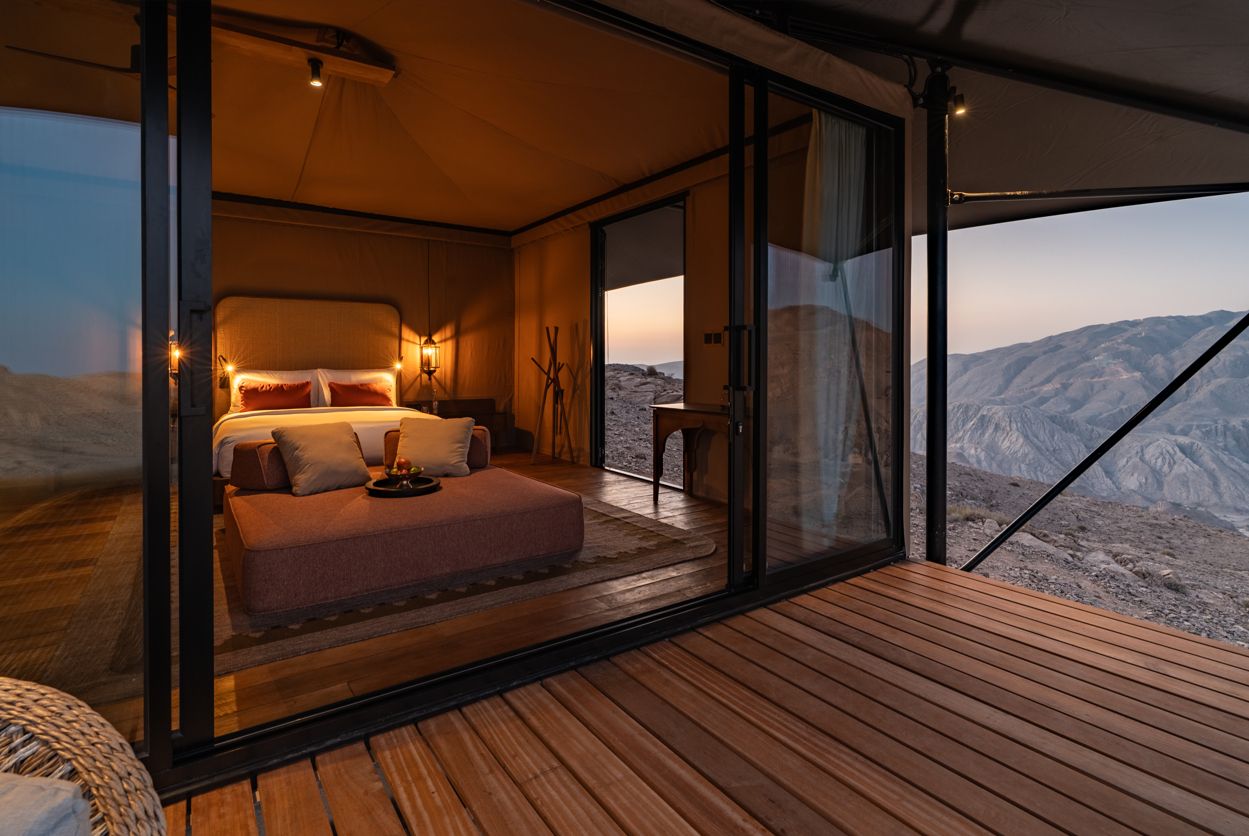 Parvara, a resort in the Jabal Al Hamri mountains of Fujairah, UAE.