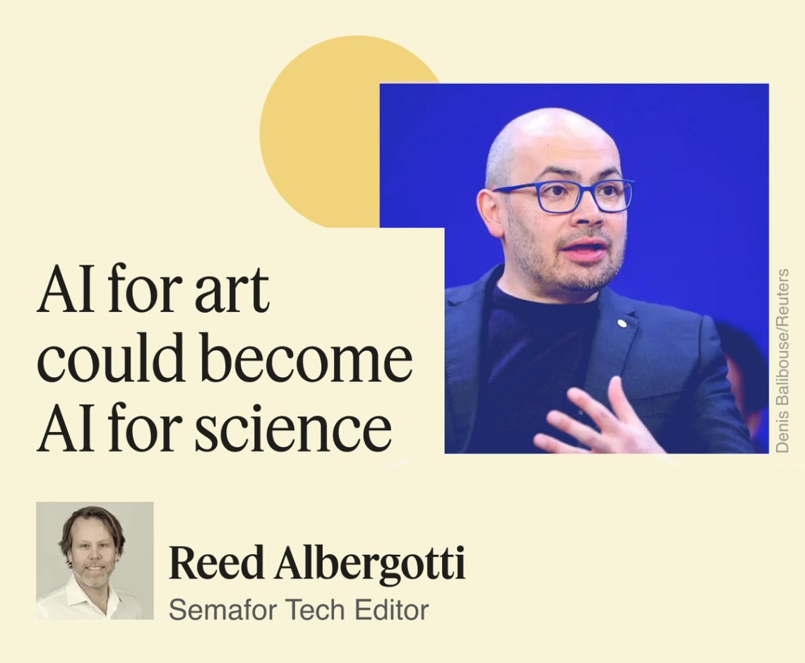 AI for art could become AI for science.