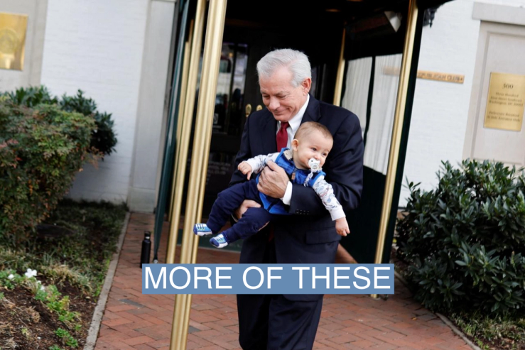 Rep. David Schweikert, R-Ariz. with his baby son.