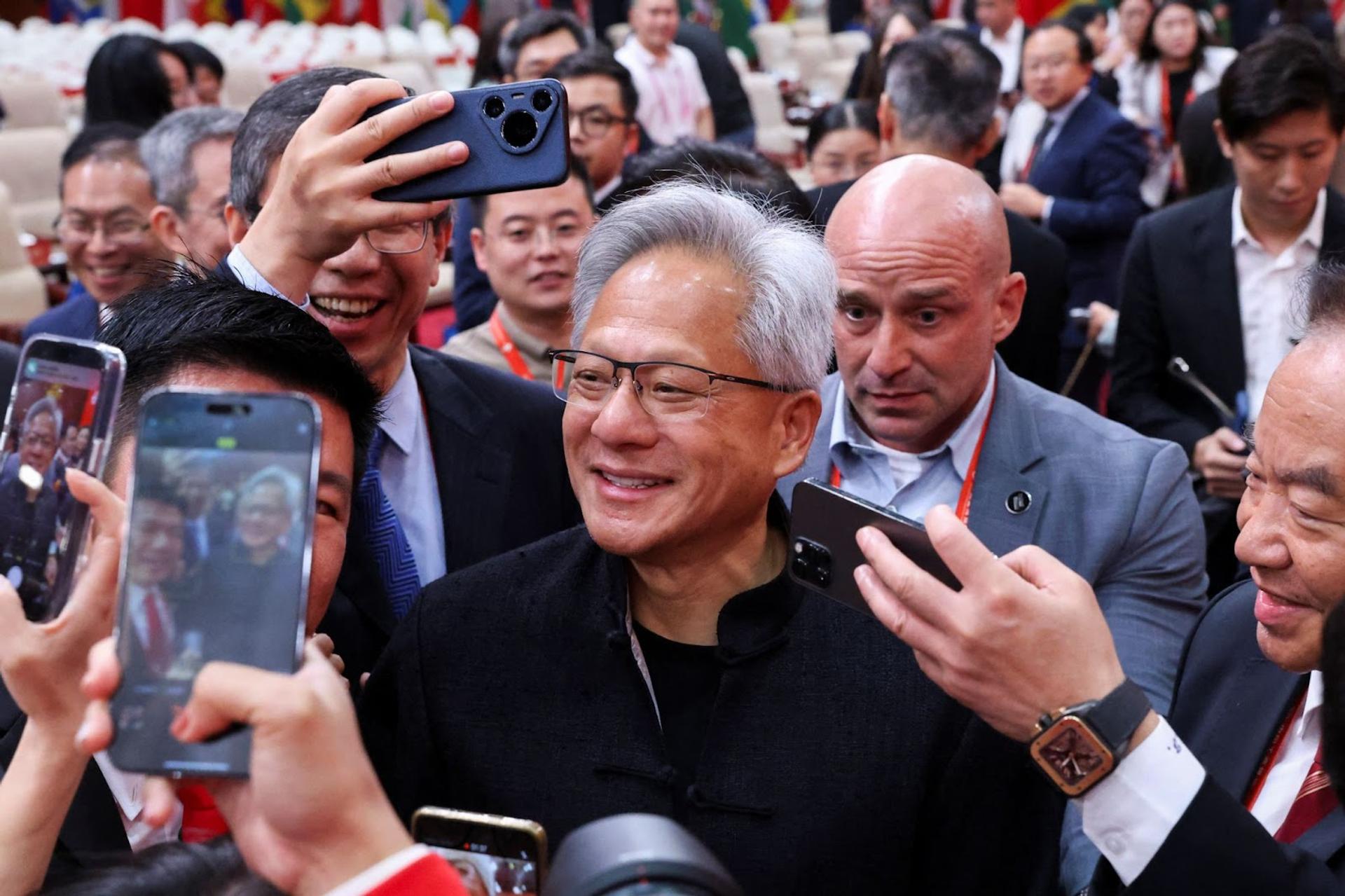 Nvidia CEO Jensen Huang in China.