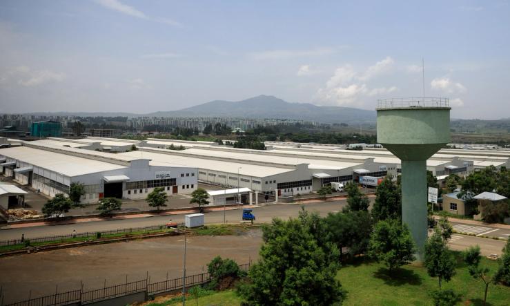 Bole Lemi Industrial Park in Addis Ababa, Ethiopia.