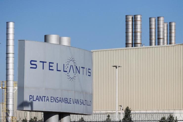 A general view of the Stellantis Truck Assembly Plant in Derramadero, Coahuila state, Mexico.