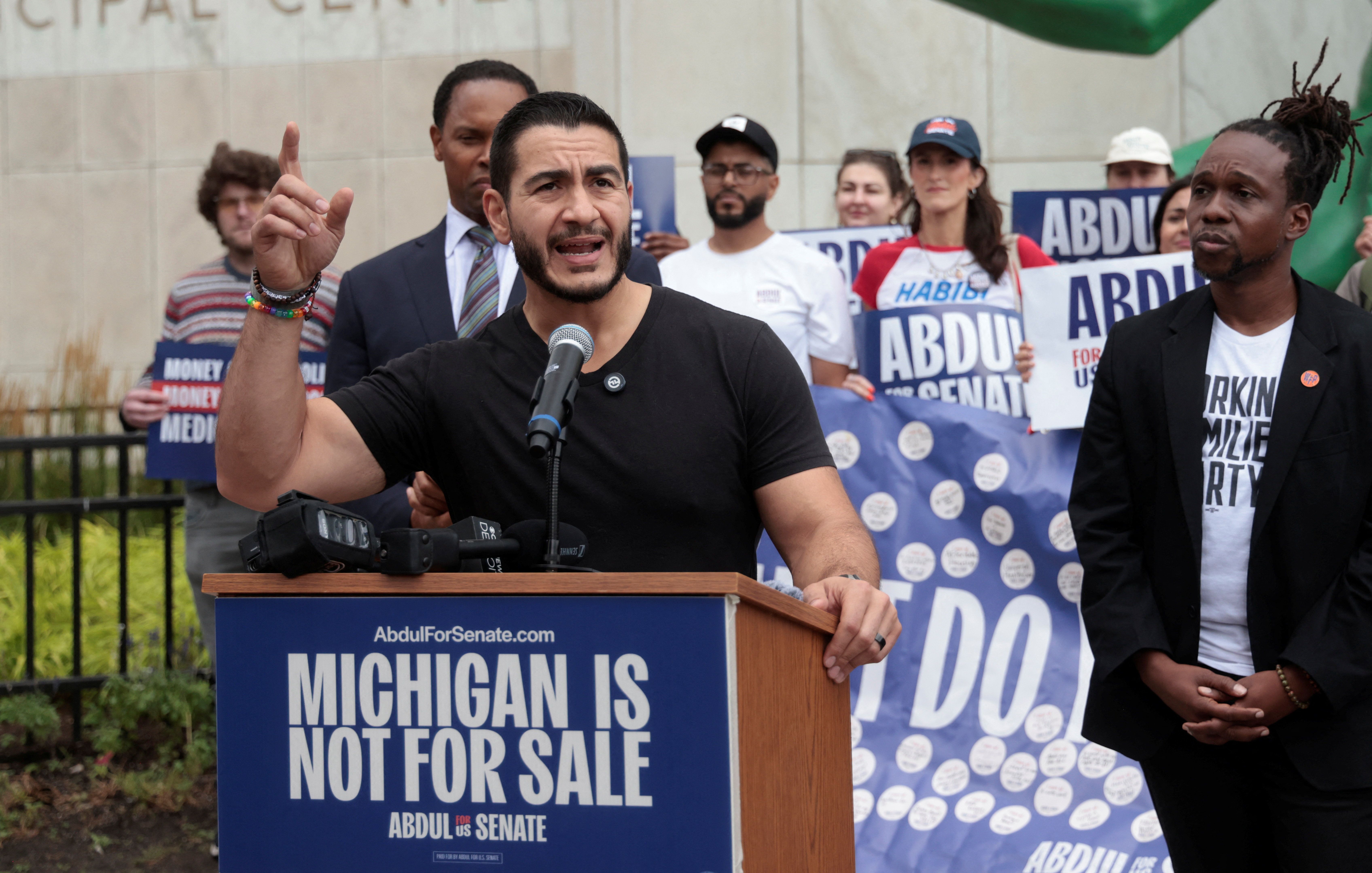 Democratic Senate candidate Abdul El-Sayed