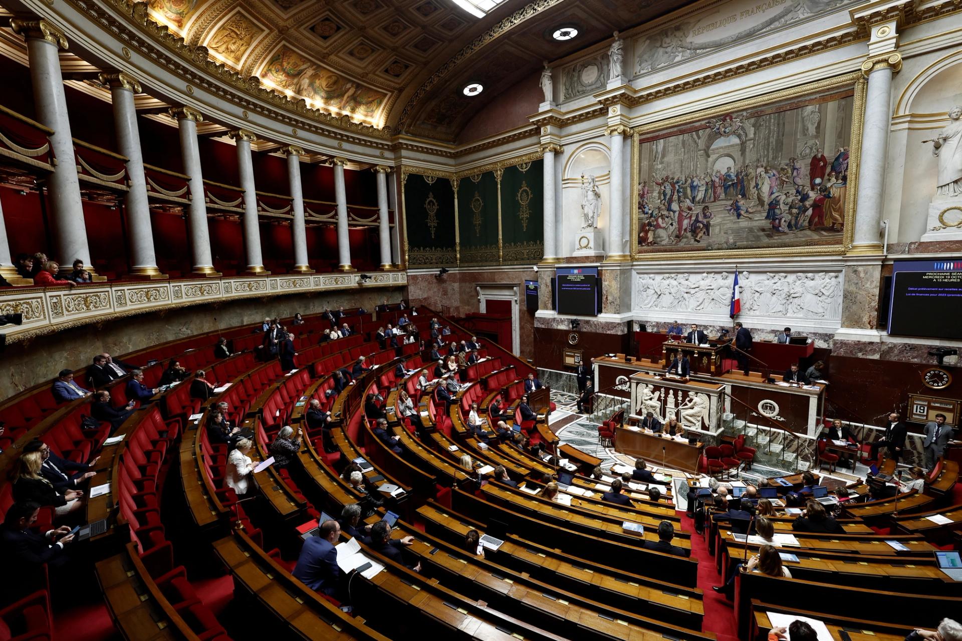 The National Assembly in Paris, France.
