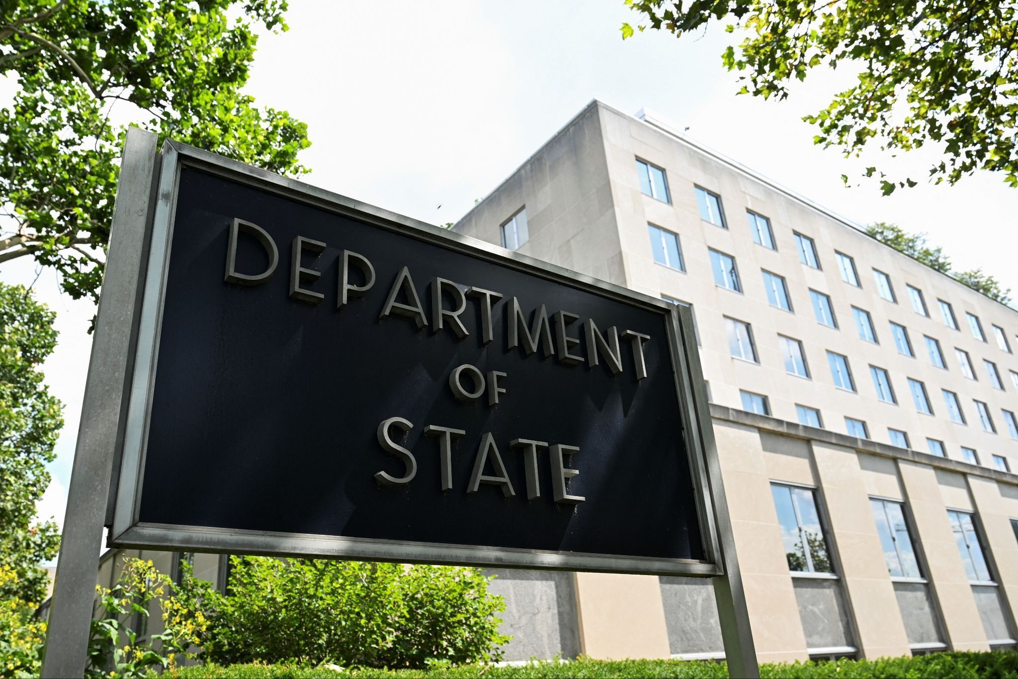 US State Department building. 