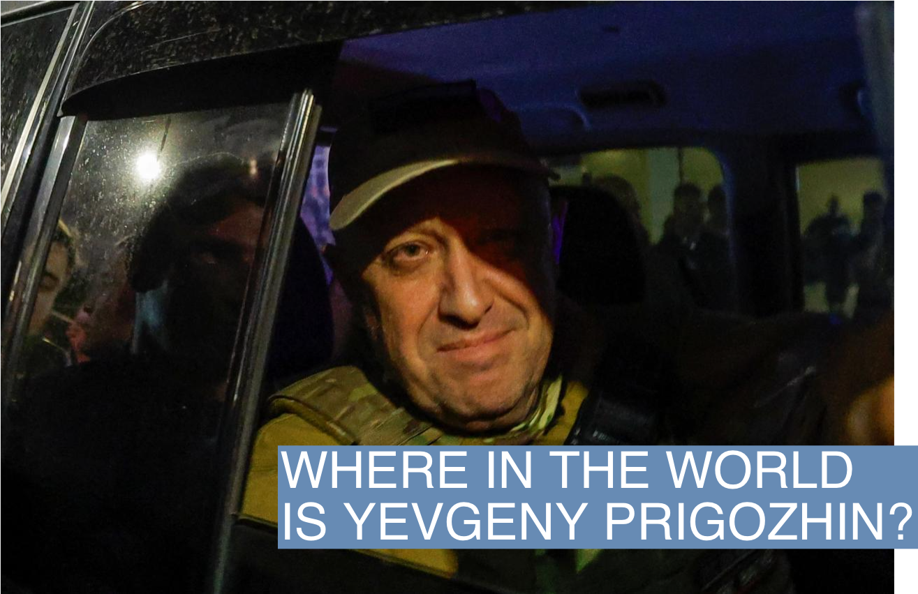 Wagner mercenary chief Yevgeny Prigozhin leaves the headquarters of the Southern Military District amid the group’s pullout from the city of Rostov-on-Don, Russia, June 24, 2023. REUTERS/Alexander Ermochenko