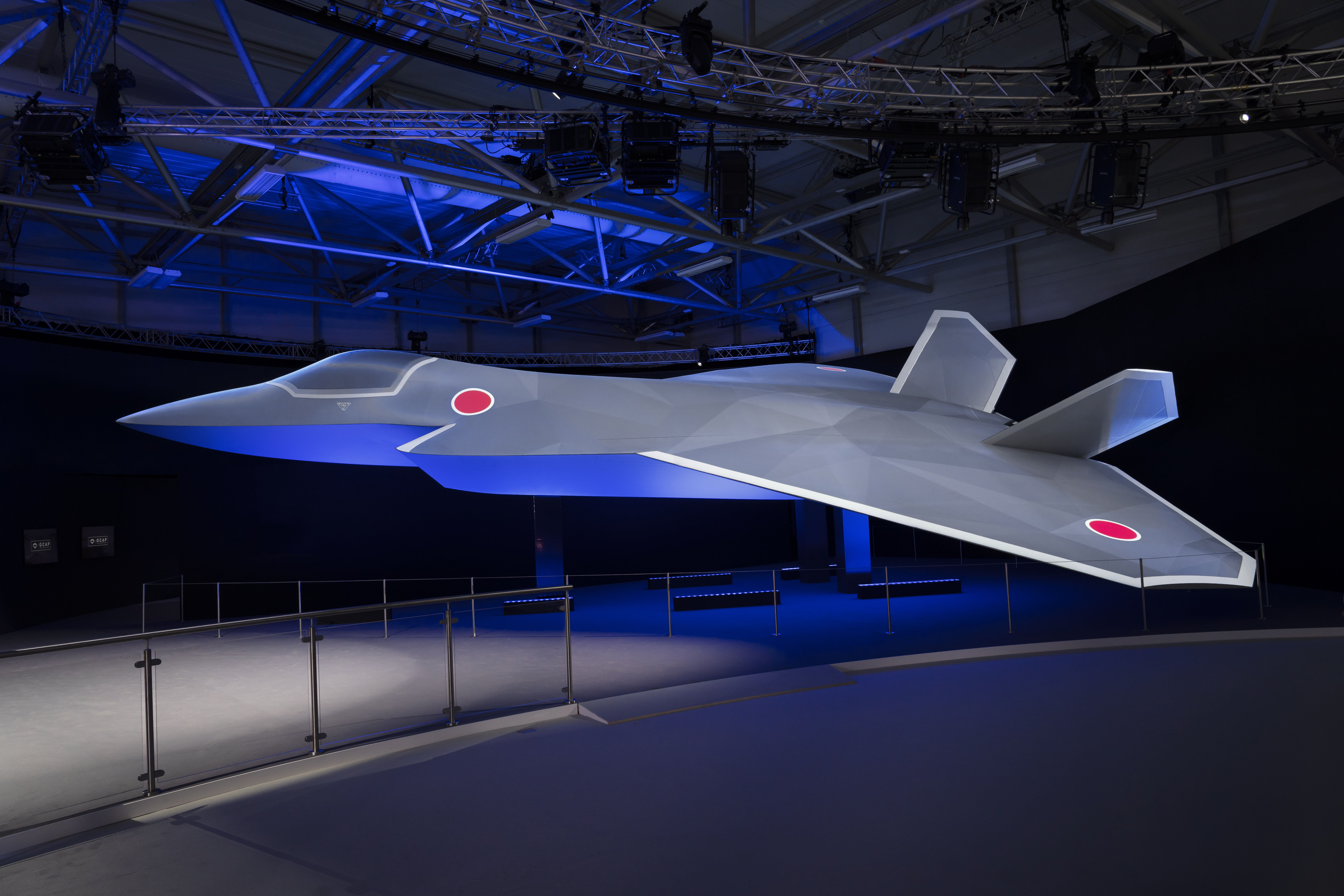 Photo of an aircraft displayed at the Farnborough International Airshow.