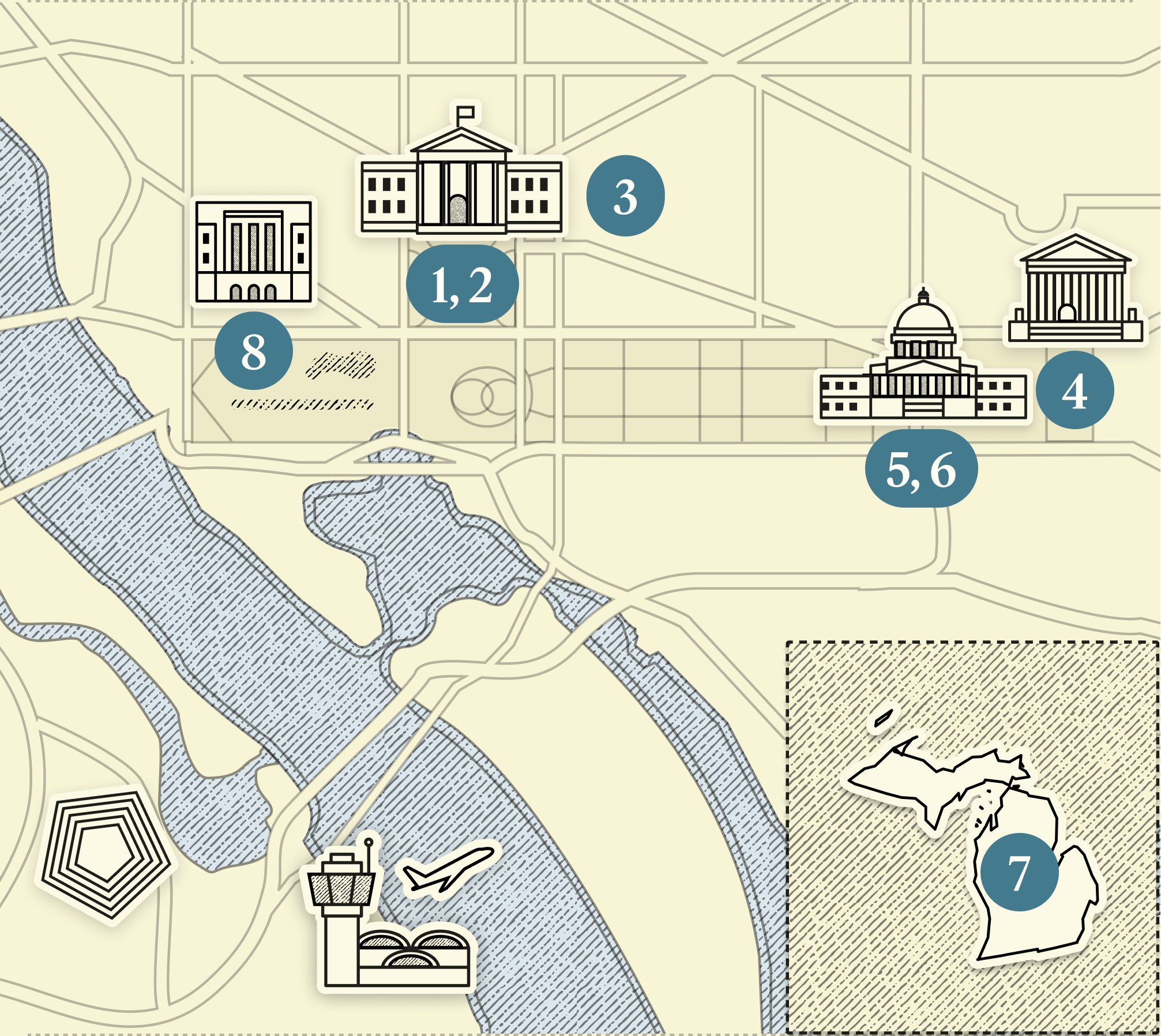 A map of DC