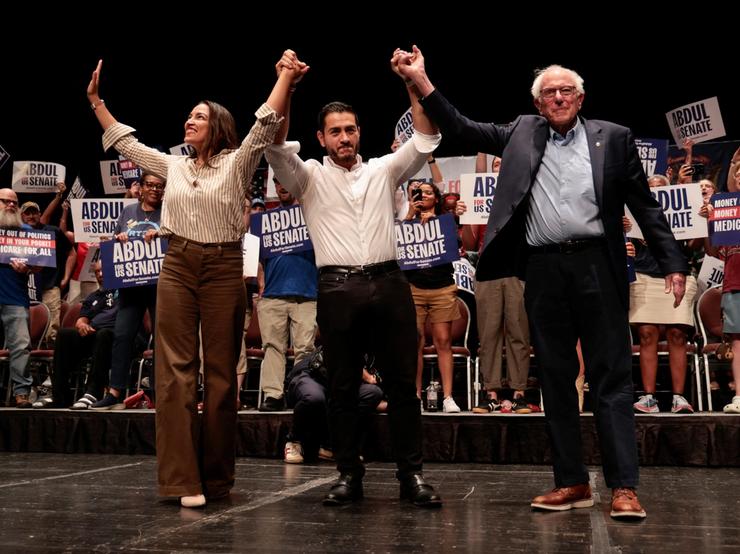 Bernie Sanders and Abdul El-Sayed