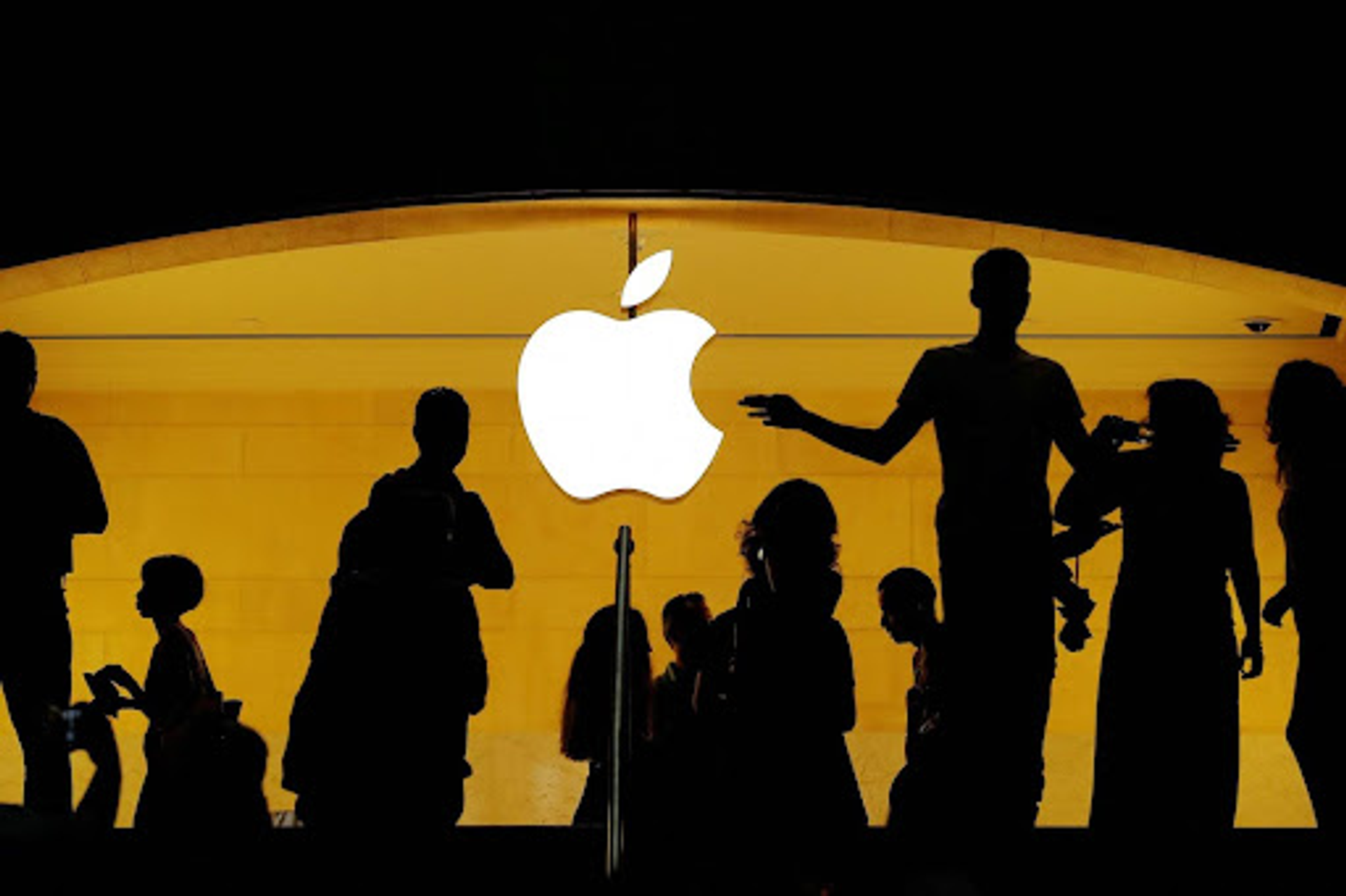 An Apple store. 